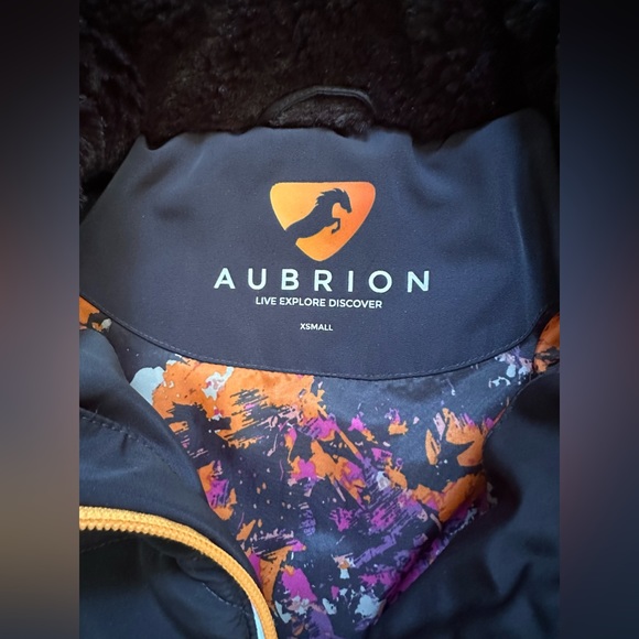 Shires Aubrion Fairmount Padded Coat Navy Size XS - Picture 4 of 6